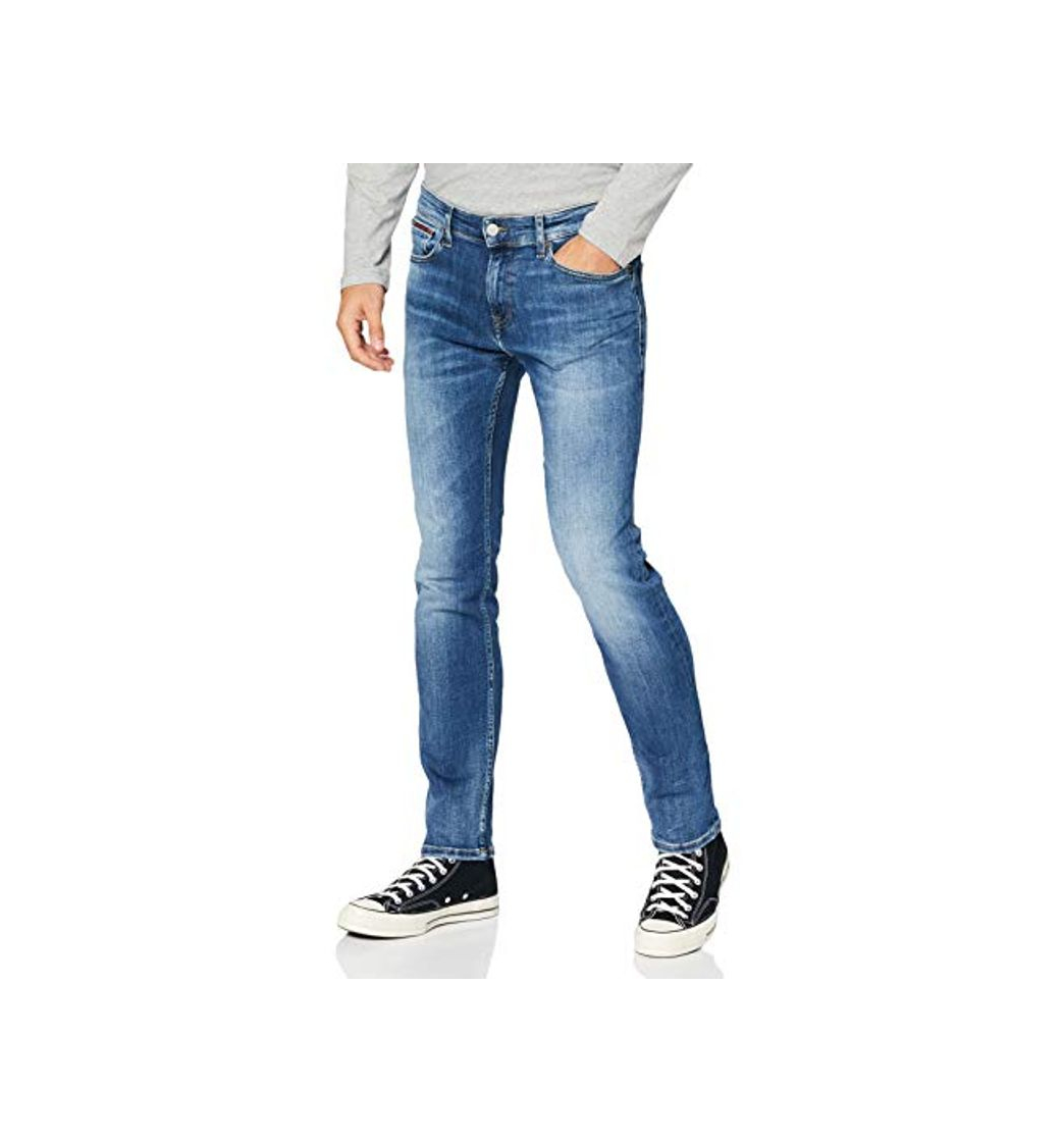 Fashion Tommy Jeans Hombre SCANTON SLIM QMBST Pantalones, Queens Mid Blue Str, W30