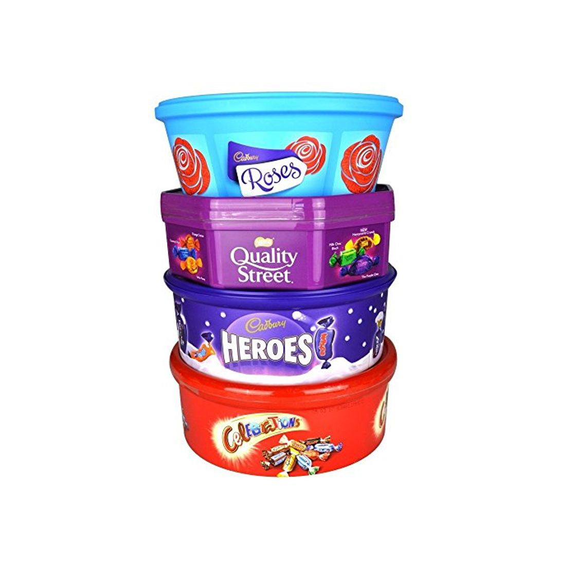 Productos Christmas Chocolate Tubs - 4 PACK - Roses