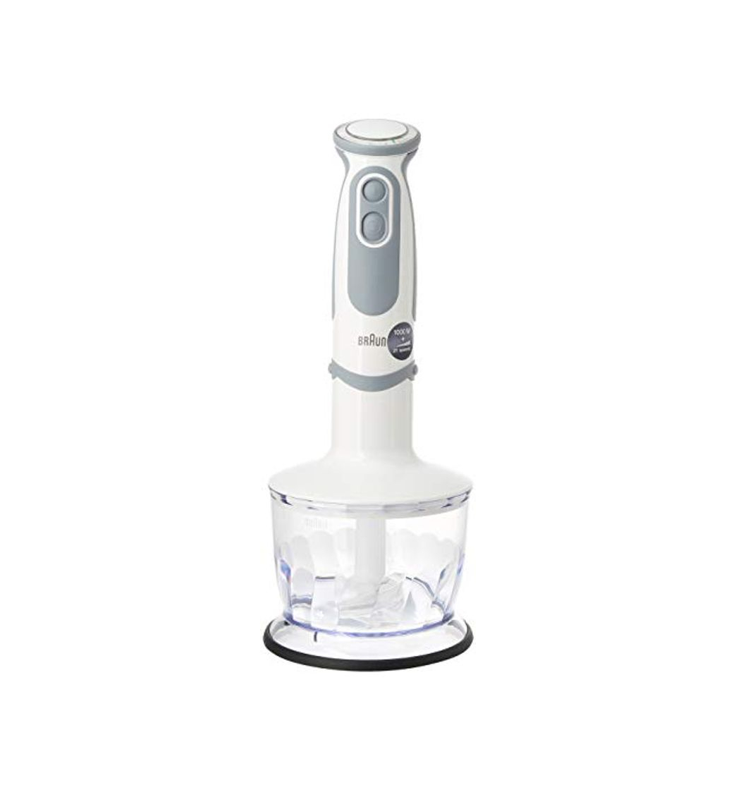 Social Braun Hogar Minipimer 5237WH - Batidora de mano, 1000 W, 21 velocidades