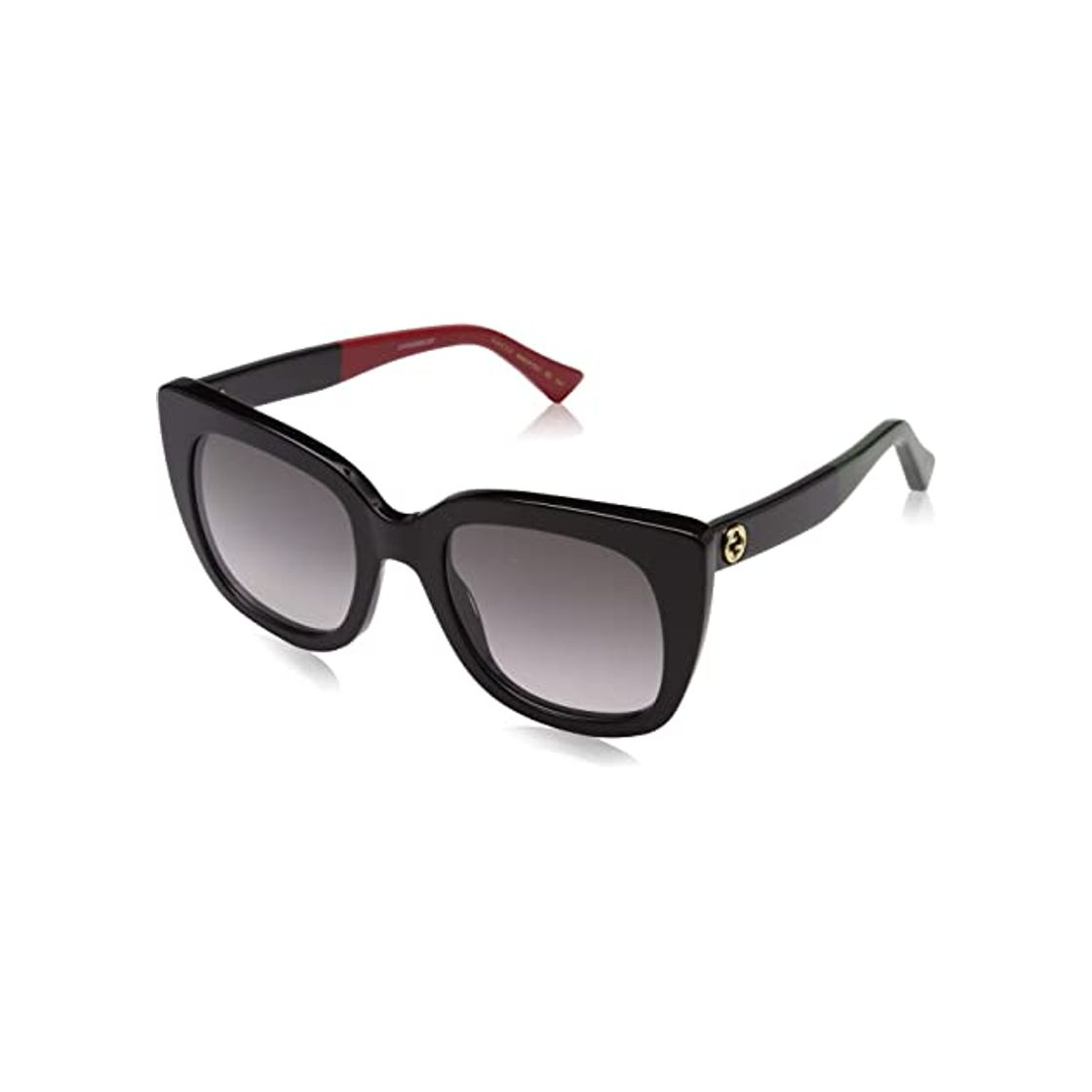 Moda Gucci GG0053S, Gafas de Sol para Mujer, Negro