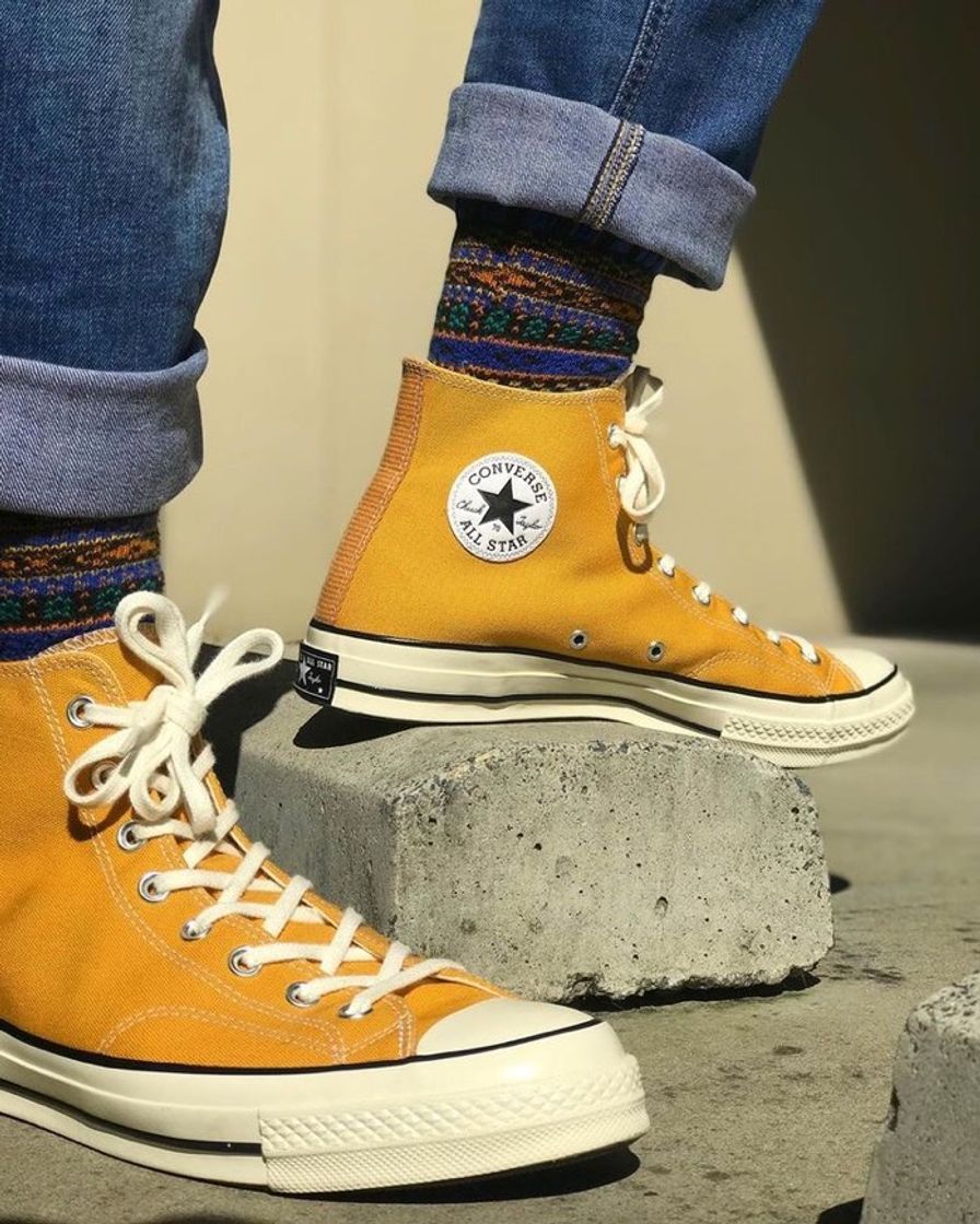 Fashion Converse Taylor Chuck 70 Hi, Sneaker Unisex Adulto, Sunflower