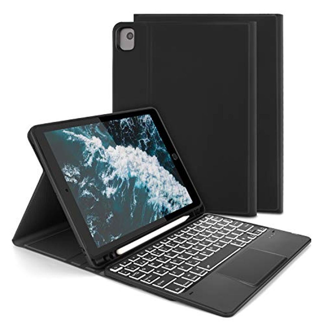 Productos Jelly Comb Funda con Teclado Español Trackpad para iPad 10.2 2020