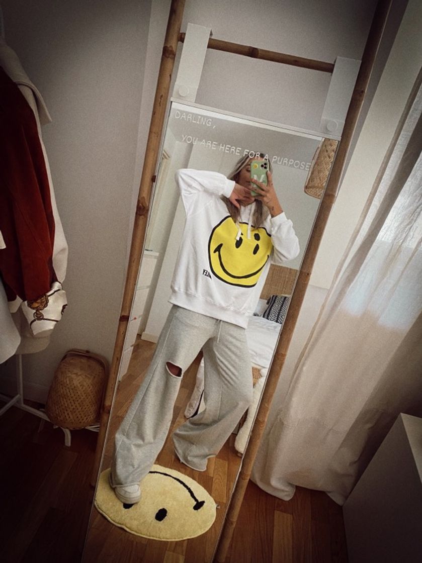 Fashion Sweatshirt Smiley 