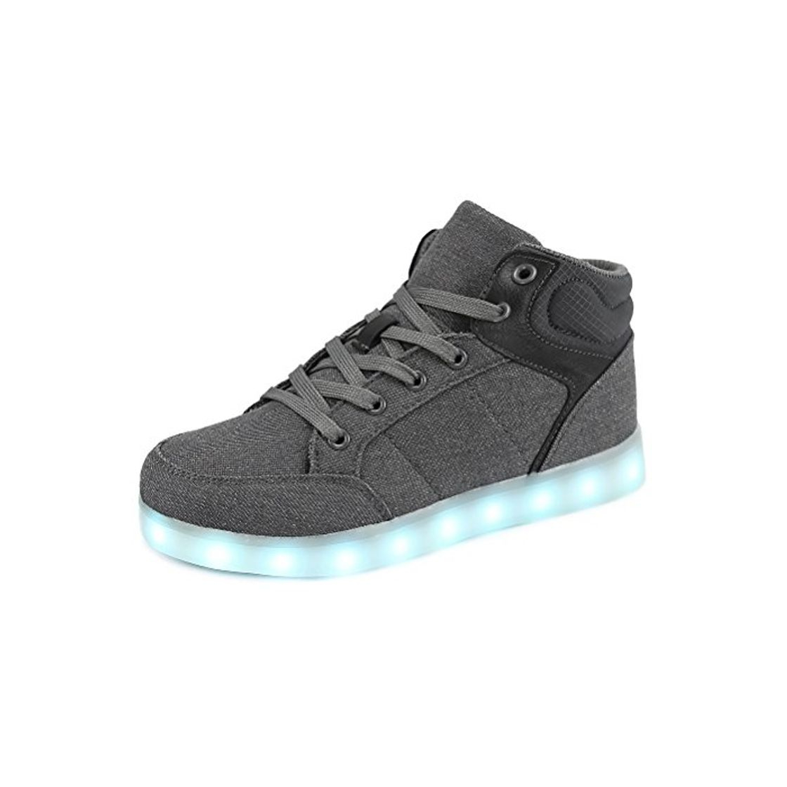 Fashion Dannto led Zapatillas Luces Niños Deportivos Shoes Recargables Luz Zapatos Flashing High