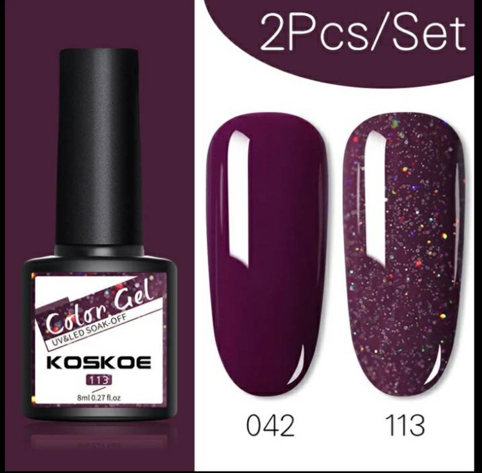 Fashion Esmalte koskoe 2pçs