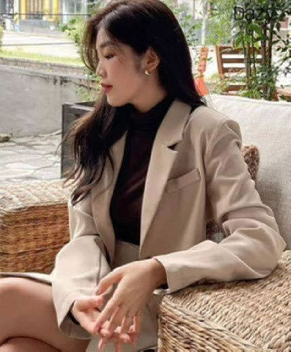 Social Blazer bege elegante