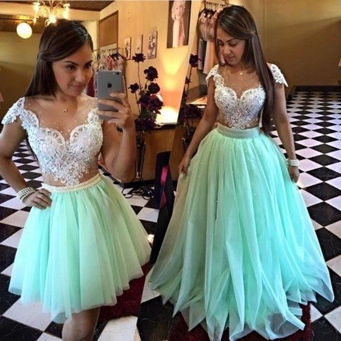 Fashion Vestido debutante dois em um