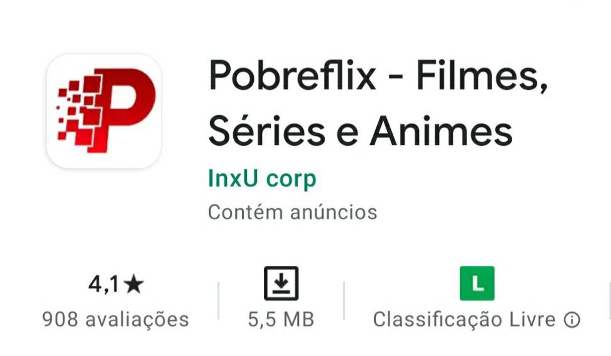 App Pobreflix - Filmes, Séries e Animes