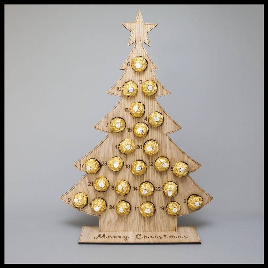 Moda Personalised Christmas Ferrero Rocher advent calendar -