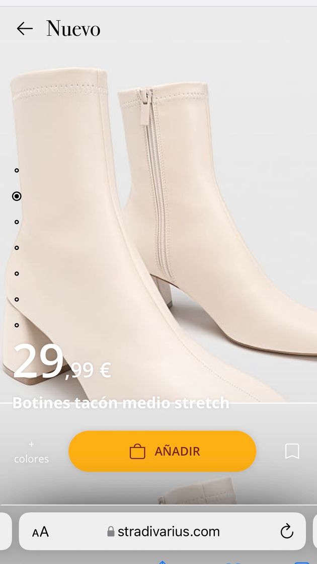 Fashion Botines beige claro