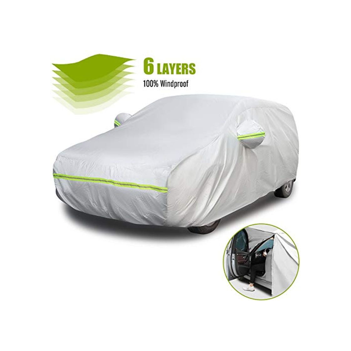 Producto Favoto Cubierta de Coche Impermeable Funda de Coche Exterior Oxford