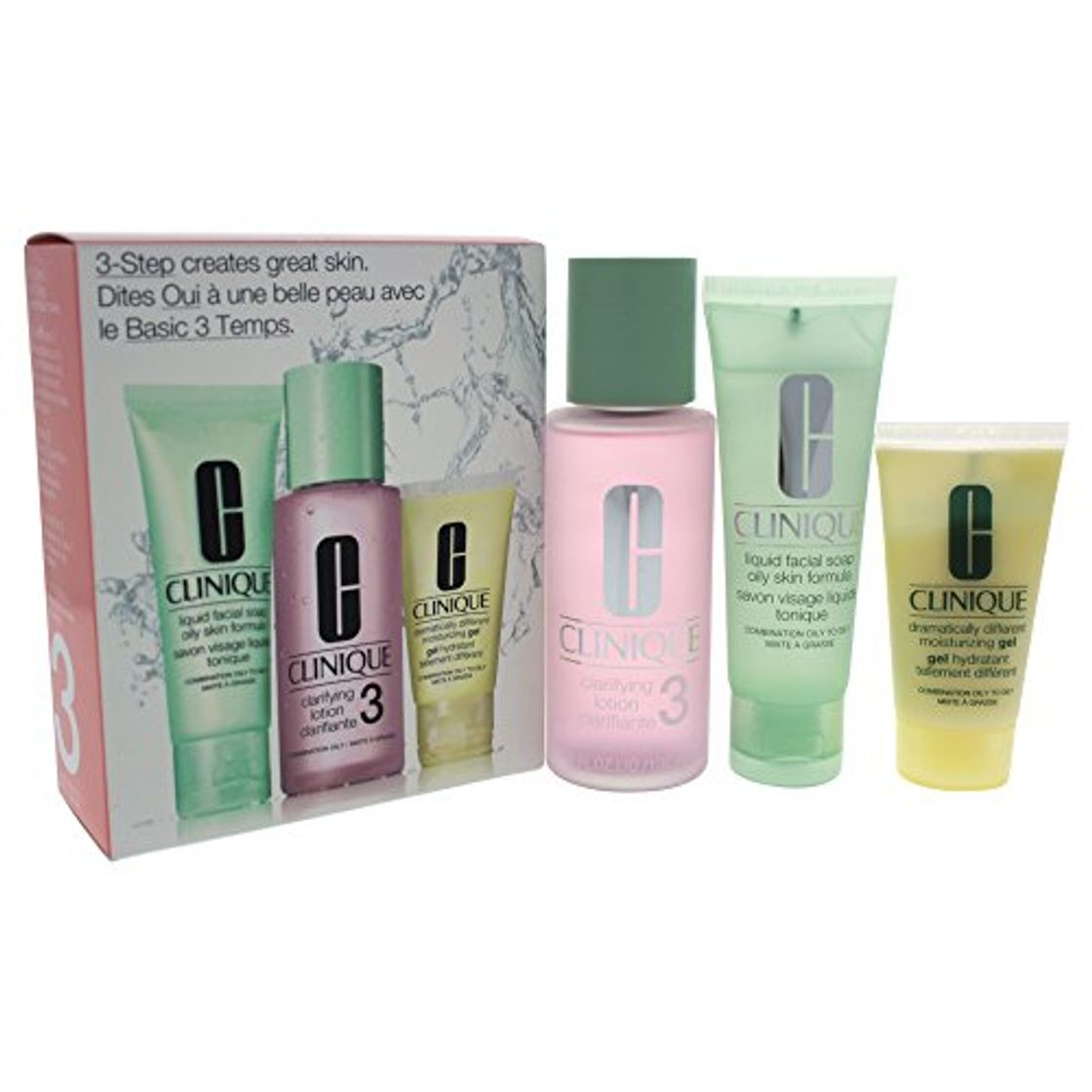 Social CLINIQUE 3 STEPS INTRO SKIN TYPE III 3 piezas