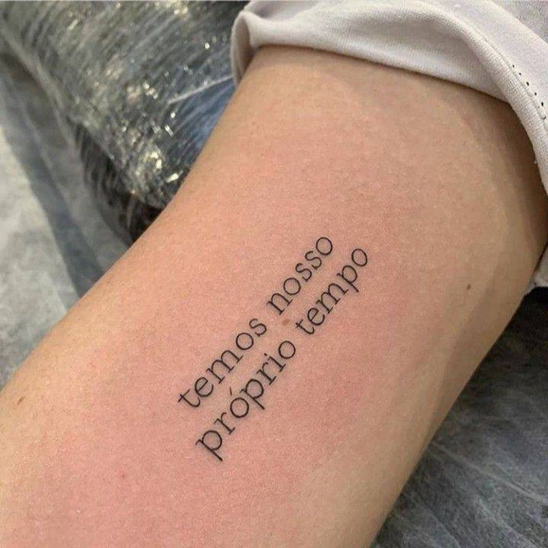 Fashion Tattoo frase