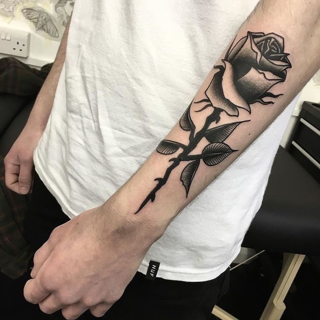 Moda Tatuagem de rosas 🥀 