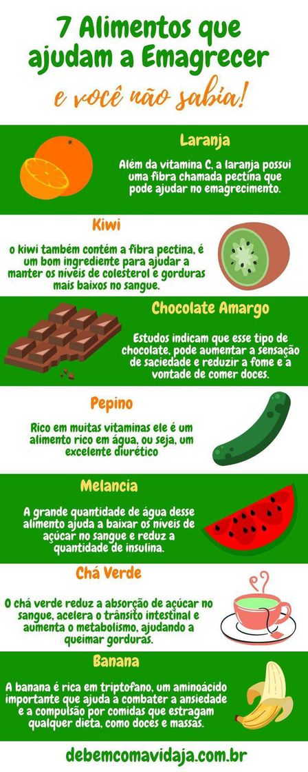 Fashion Alimentos que ajudam emagrecer