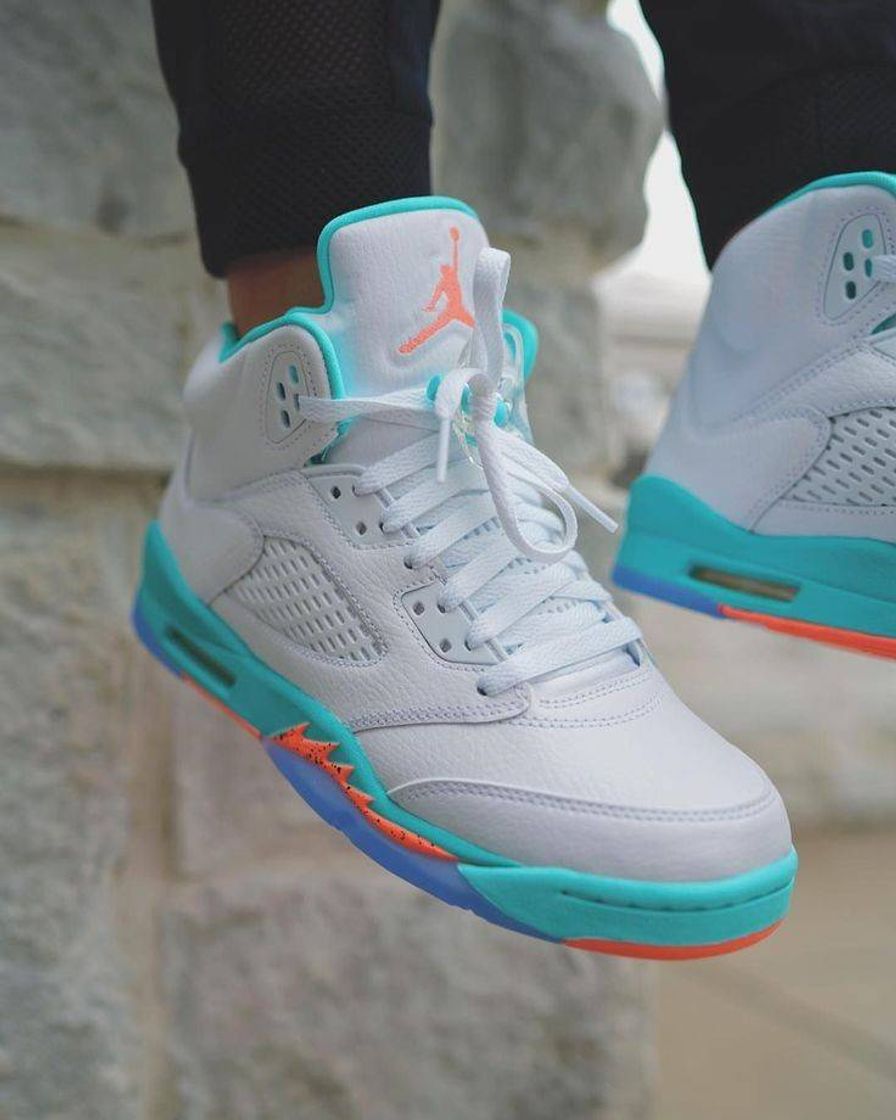 Air Jordan 5 Retro Light Aqua