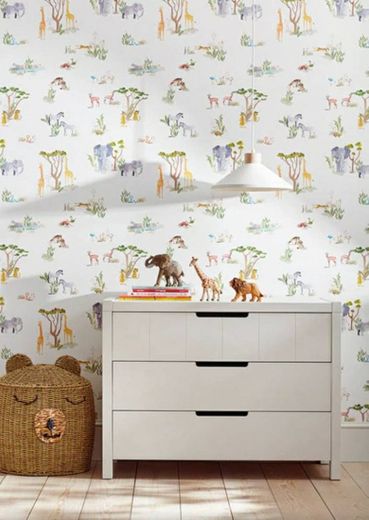 Papel pintado infantil Savanna El Corte Inglés · El Corte Inglés ·