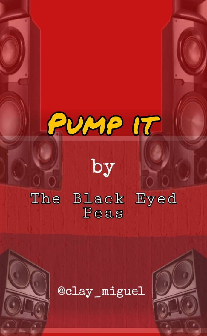 Fashion Pump it - The black eyed peas