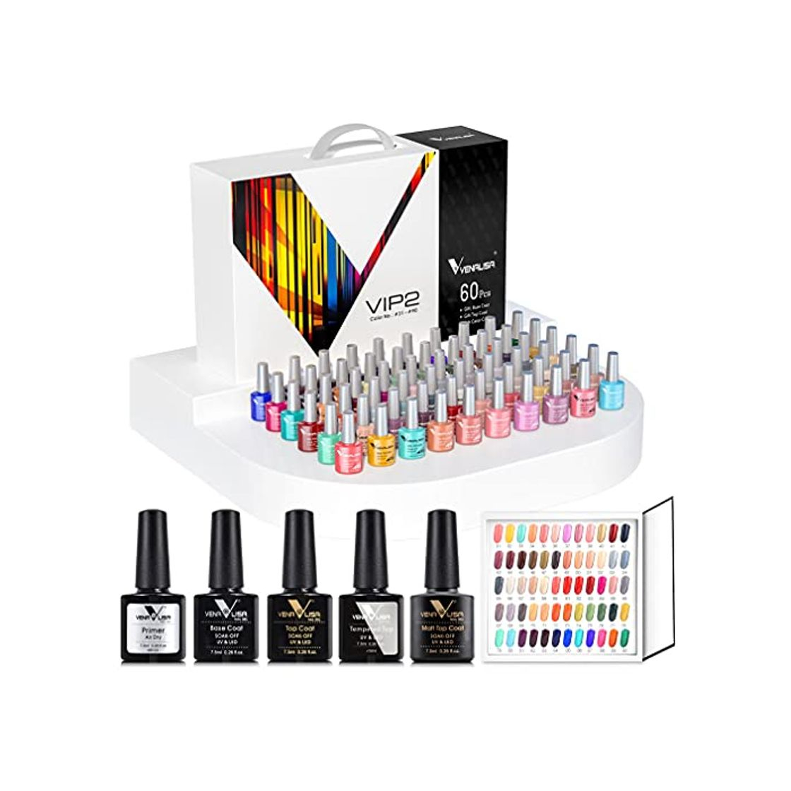 Product VENALISA Manicurist Kit de esmalte de uñas de gel VIP de 60