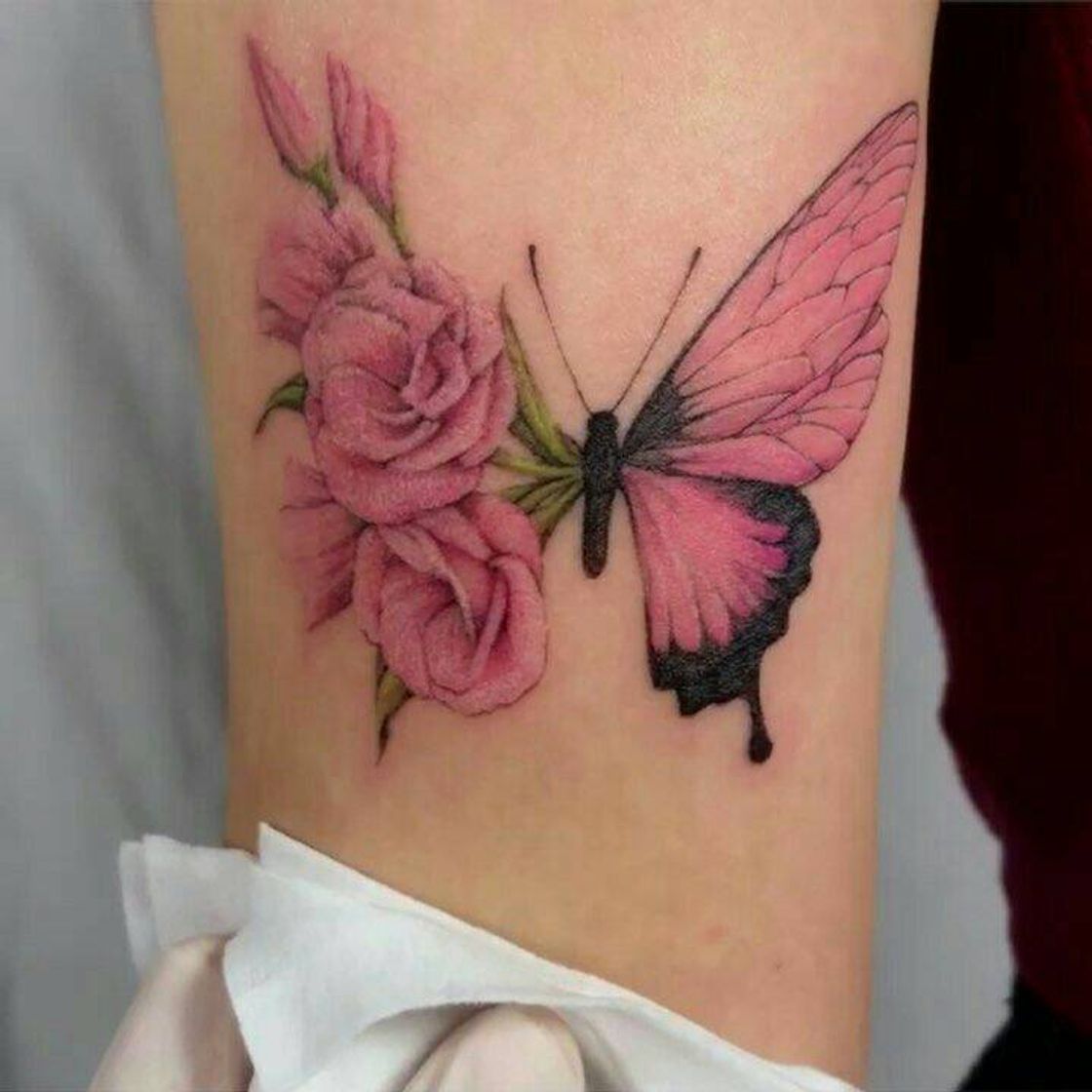 Fashion Tatuagem borboleta 