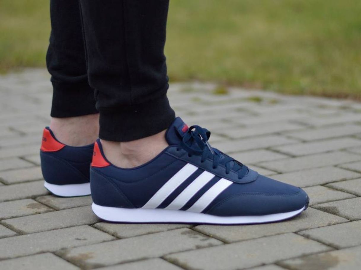 Social adidas V Racer 2.0, Zapatillas de Running para Hombre, Azul Dark Blue