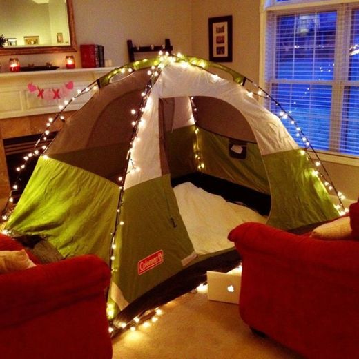 Indoor camping date idea ⛺️