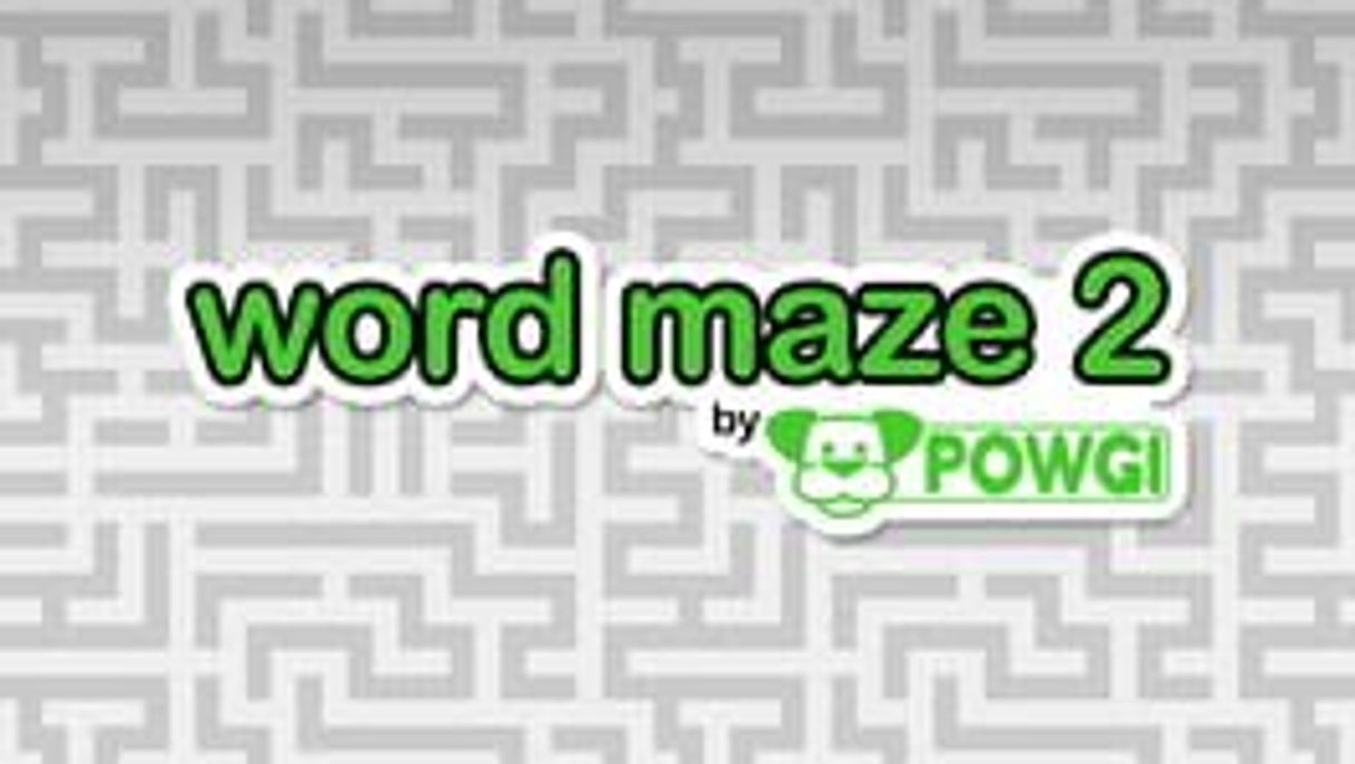 Videogames Word Maze 2 by POWGI