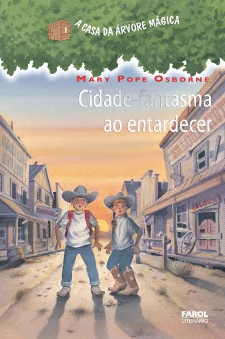 Book Cidade-fantasma ao entardecer