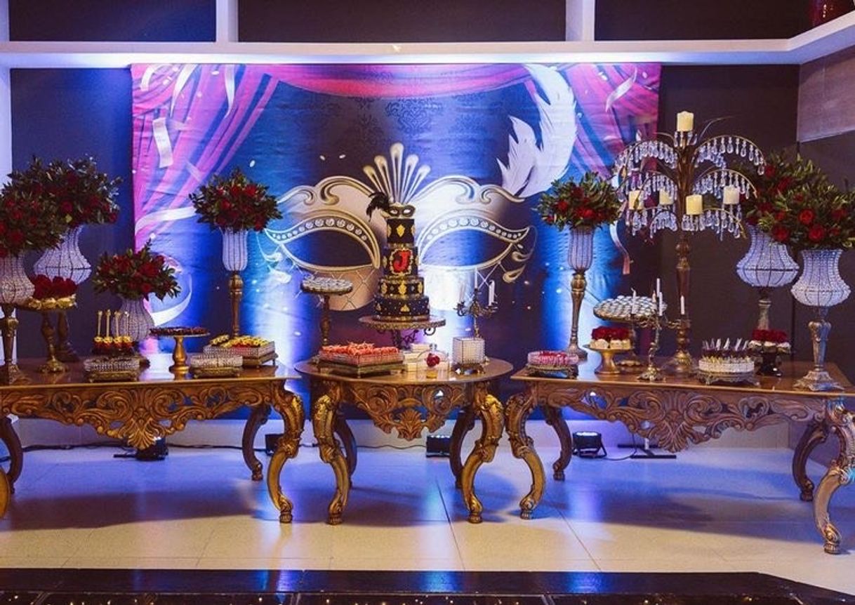 Social festa no tema: baile de máscaras 