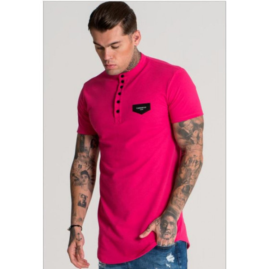 Moda POLO GK COLLARLESS ROSA

