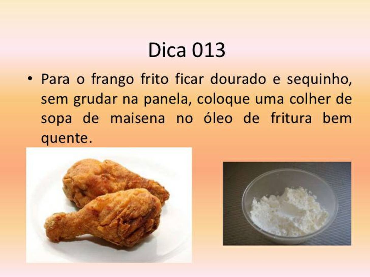 Fashion Como fritar frango sequinho