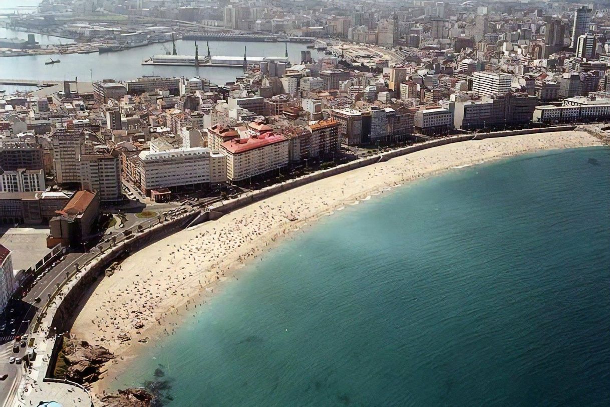 Lugar Playa de Riazor (La Coruña)