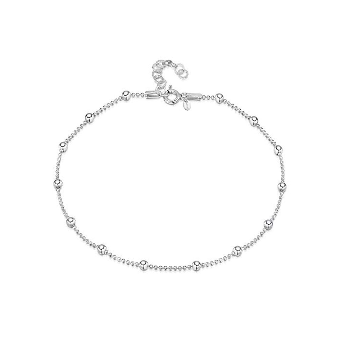 Moda Amberta® 925 Fina Plata de Ley - Brazalete de Tobillo - 3