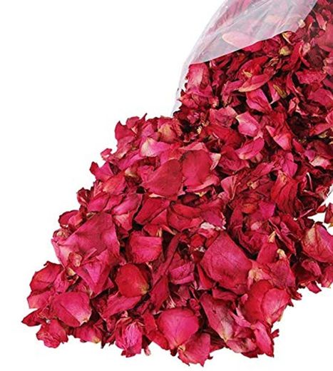 Pétalos de Rosa Secos Naturales Lvcky100 g de pétalos de Rosa roja