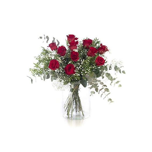 12 Rosas Rojas, Flores Naturales a Domicilio Blossom®