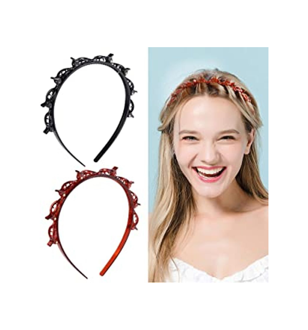 Moda Diadema con Pinzas 4Pcs