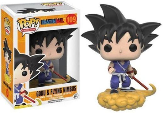 Funko Pop!- Dragonball Z Goku & Nimbus Figura de Vinilo, Estándar