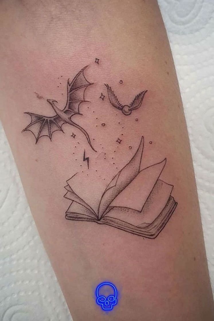 Moda Tatuagem Harry Potter 