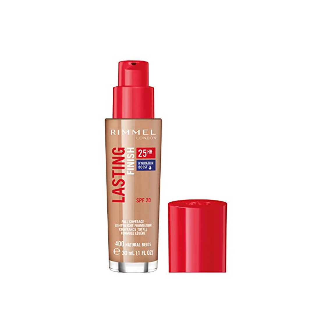 Beauty Rimmel London Lasting Finish Foundation 25H Base de Maquillaje Tono 400 Natural