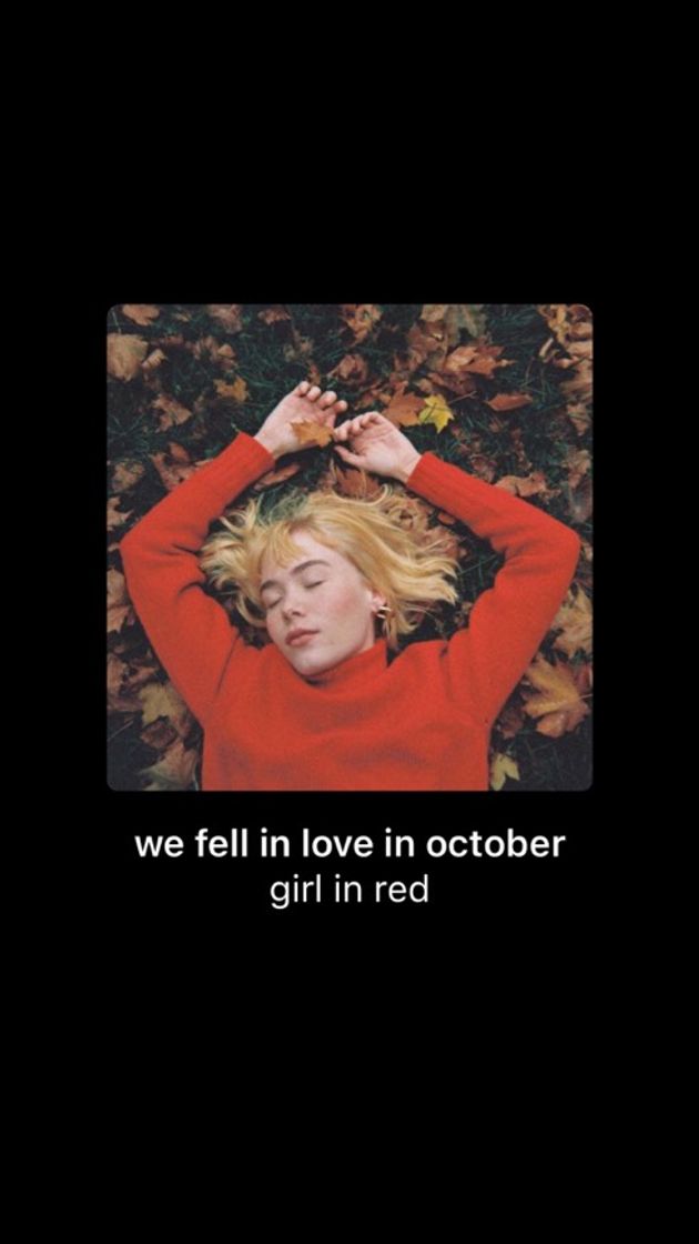 we fell in love in october