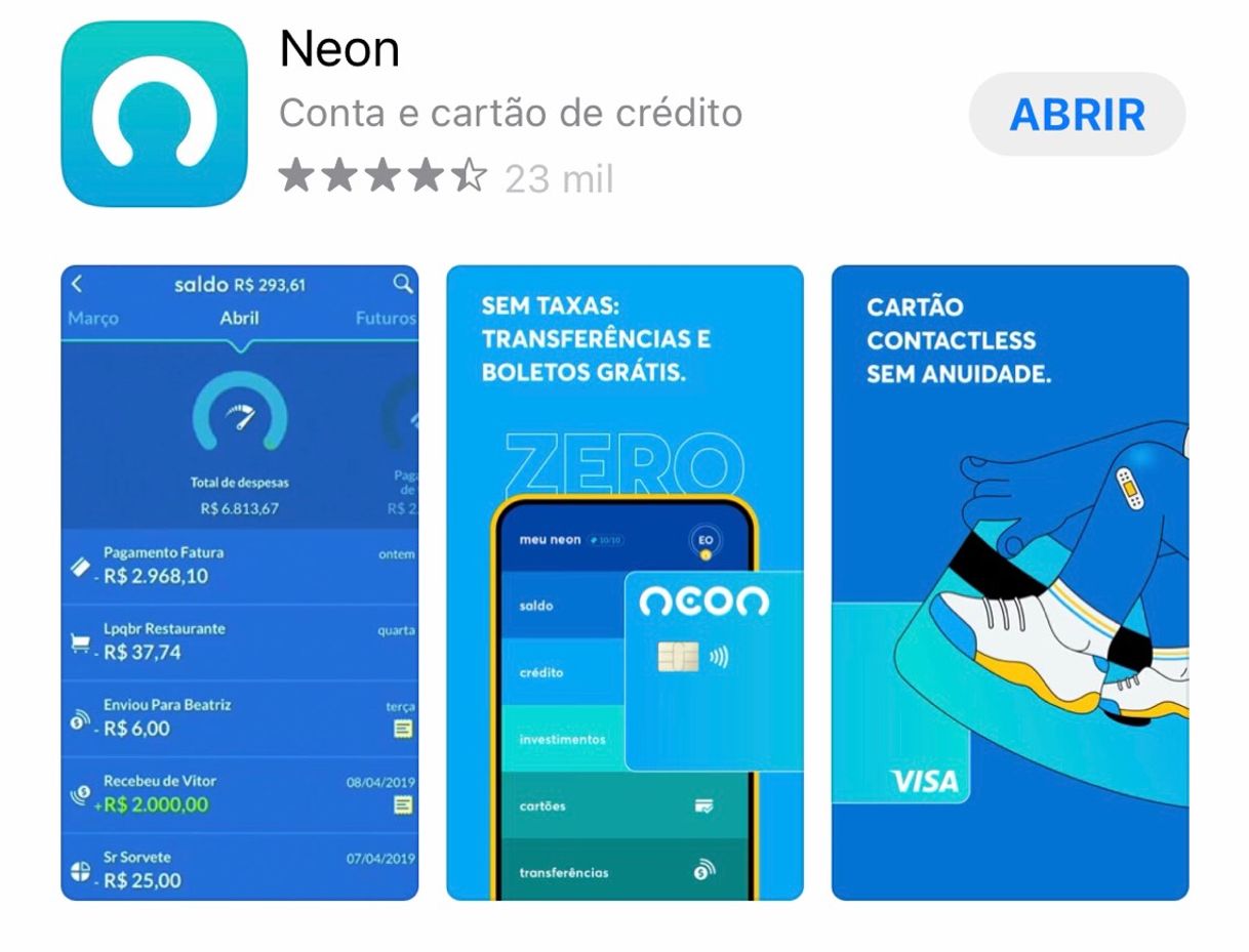 Moda Banco NEON