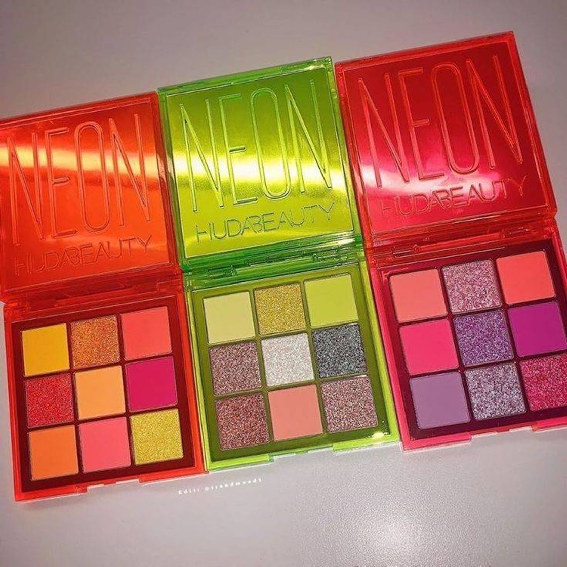 Social Paleta de sombra neon