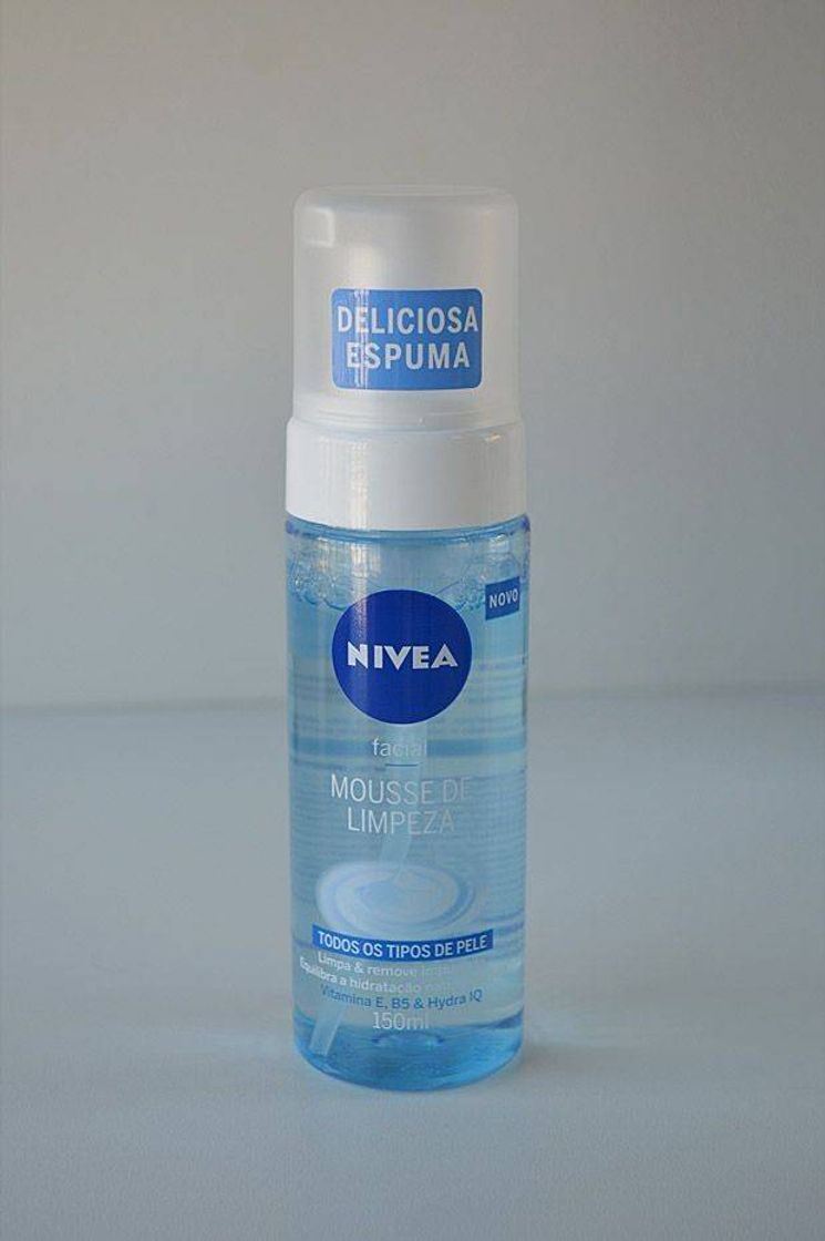 Moda Mousse de limpeza Nivea 