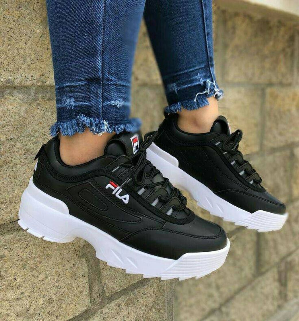 Social Tênis Fila Preto e Branco❤️✨
