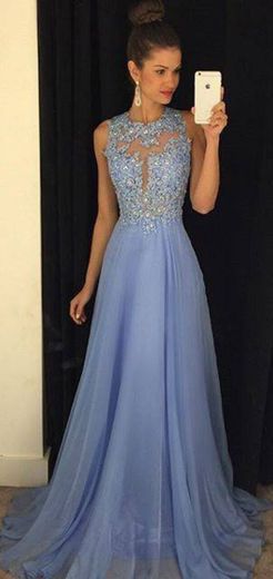 Vestido Azul Madrinha👗❤️