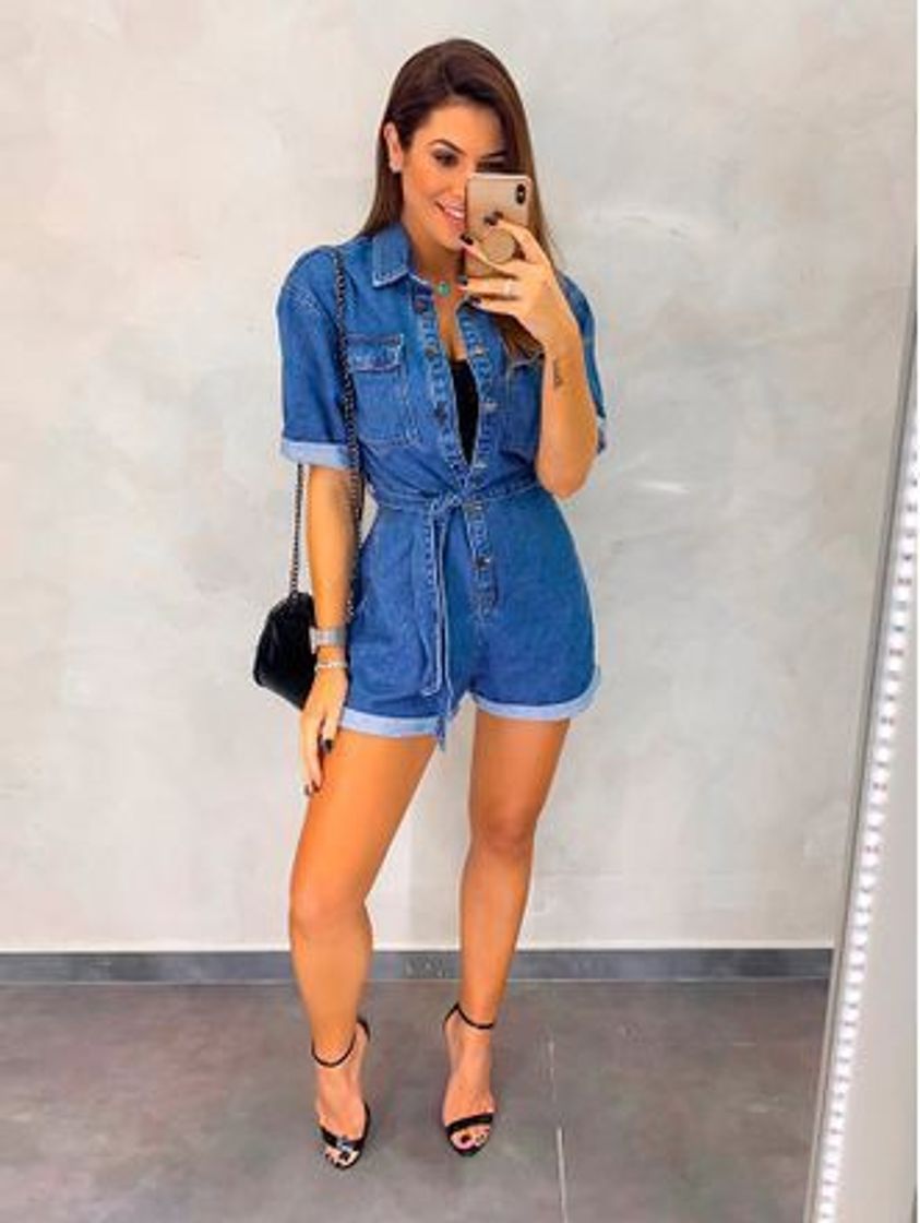 Social Macaquinho jeans ❤️