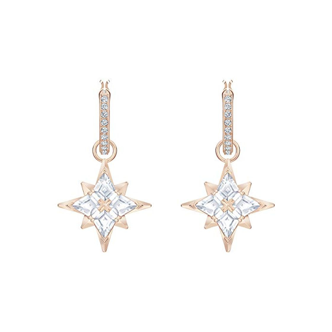 Social Swarovski Pendientes de aro Symbolic Star