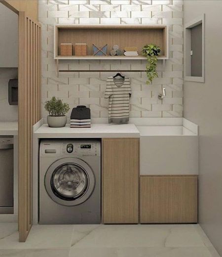 lavanderia 🧺 - espaços pequenos 