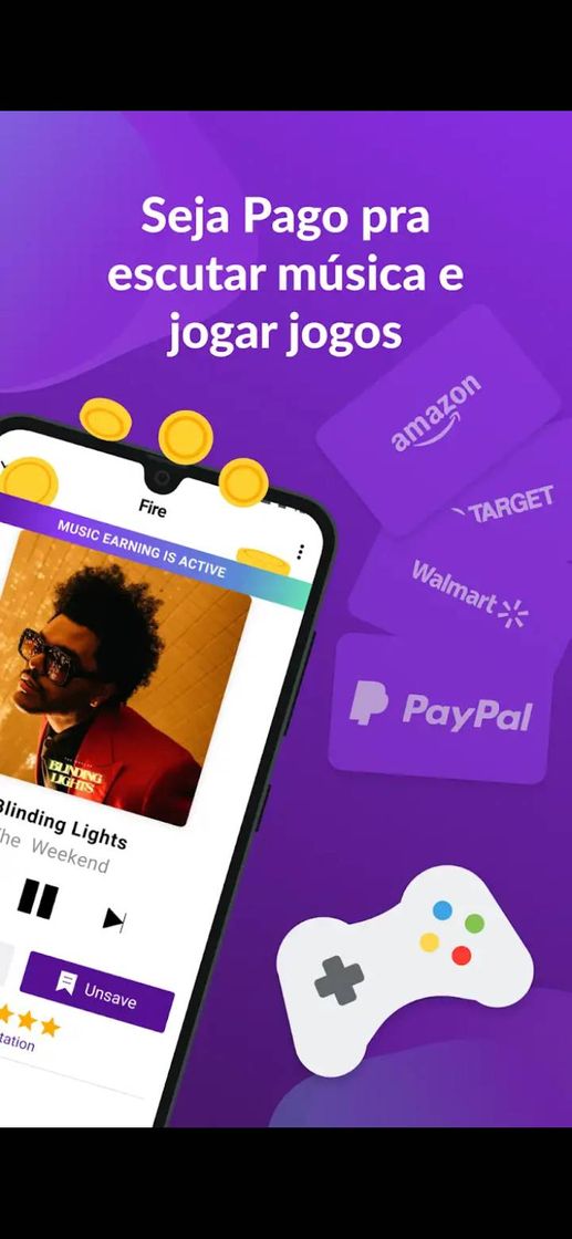 App App para ganhar dinheiro ouvindo música, ótimo app