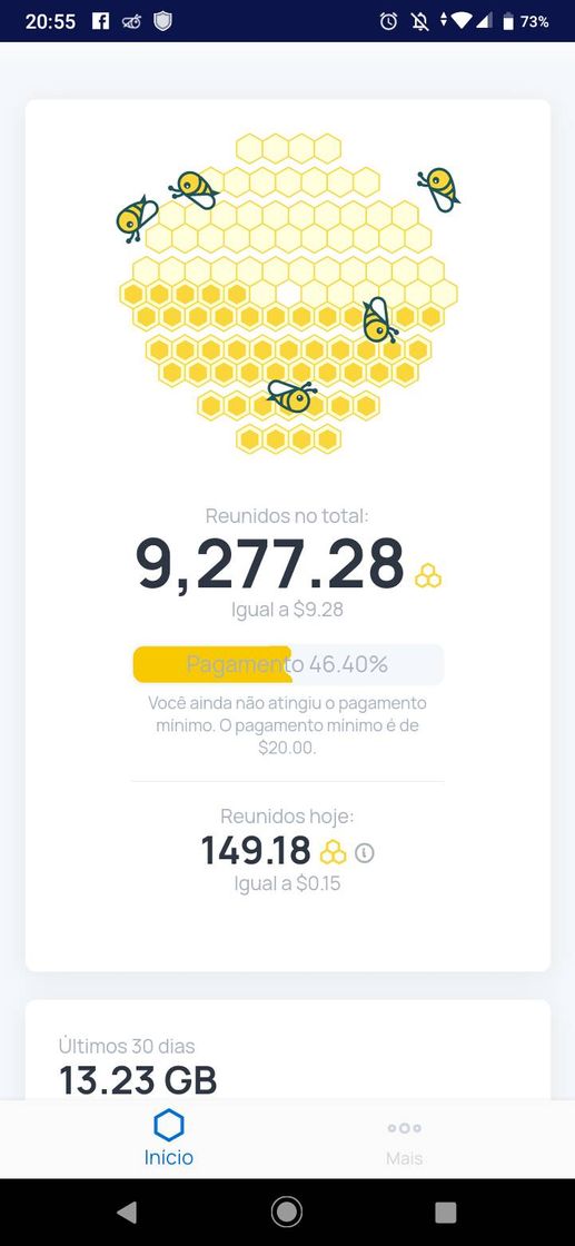App App pagando em dólar só  instalar e usar a internet normal
